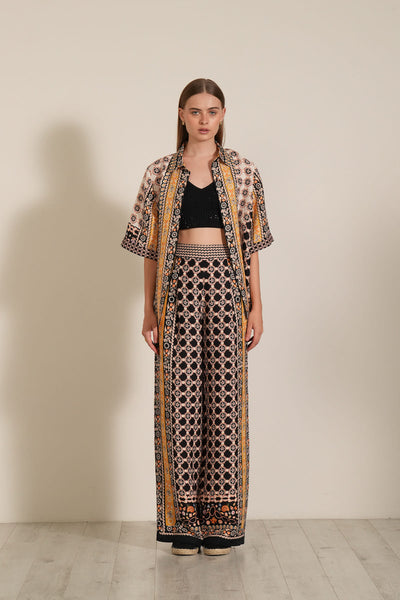 Ranna Gil Celia Wide Leg Pant