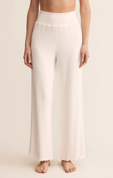 Z Supply Dawn Smocked Rib Pant