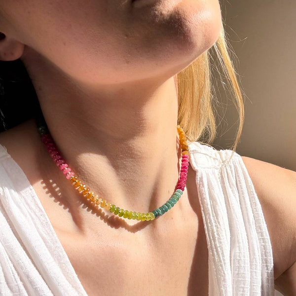 The Silver Wren Desert Hues Beaded Necklace
