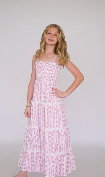 Flowers by Zoe Pink Printed Maxi Dress