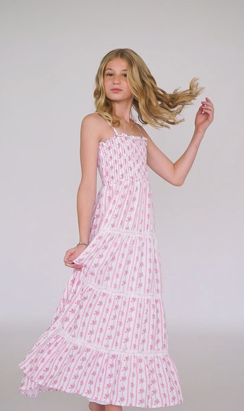 Flowers by Zoe Pink Printed Maxi Dress