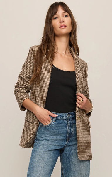 Z Supply Evan Houndstooth Blazer