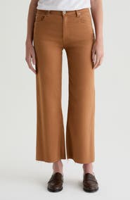 AG Denim Saige Wide Leg Crop - Ginger