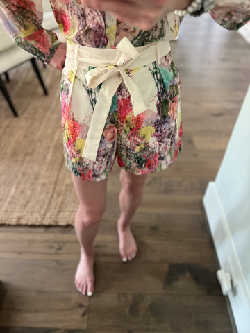 Beulah Floral Shorts