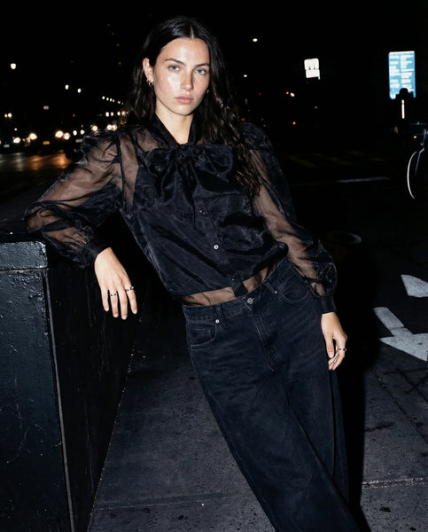 The Shirt 'The LS French Bow Shirt'