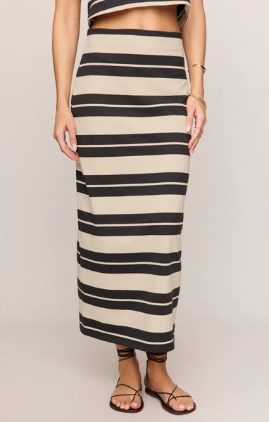 Z Supply Gai Striped Midi Skirt