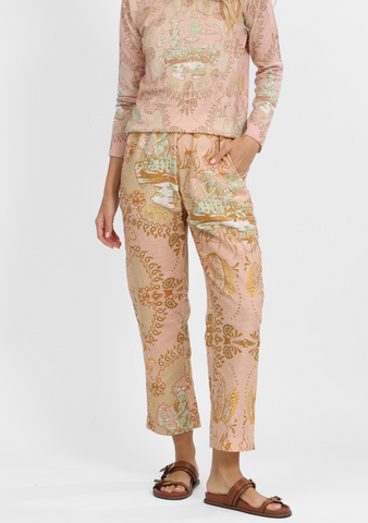 Las Surenas Pant Italian Coast Rose