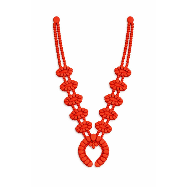 Rayha Golden Hour Necklace - Candy Red