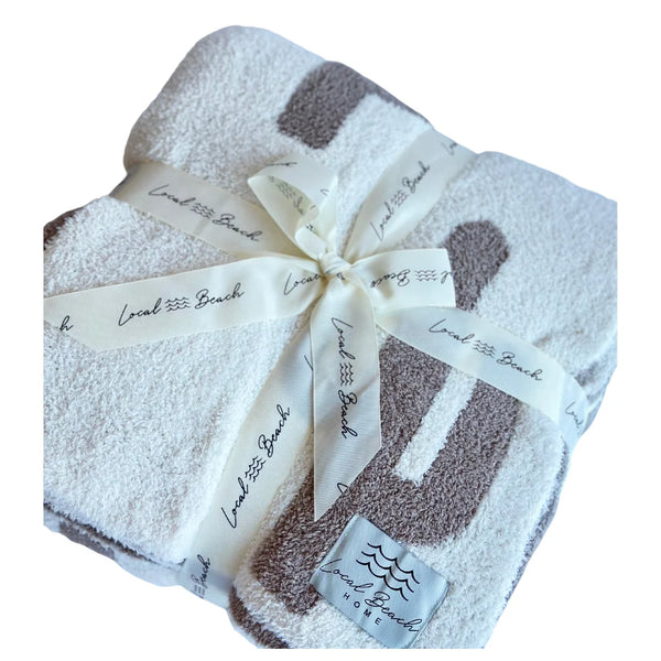 Local Beach Cactus Luxe Home Blanket