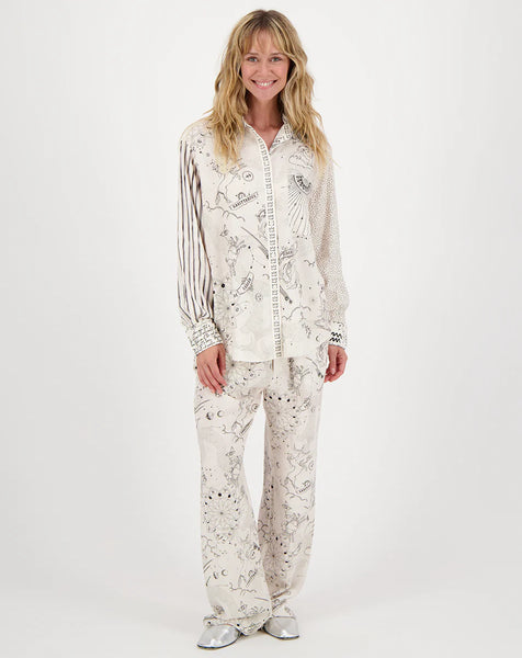 ME 369 Isabel Zodiac Printed Shirt