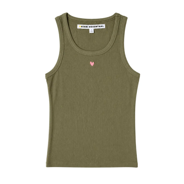 Kerri Rosenthal KR Tank-Army Green