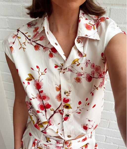 Karina Grimaldi Lola Print Top