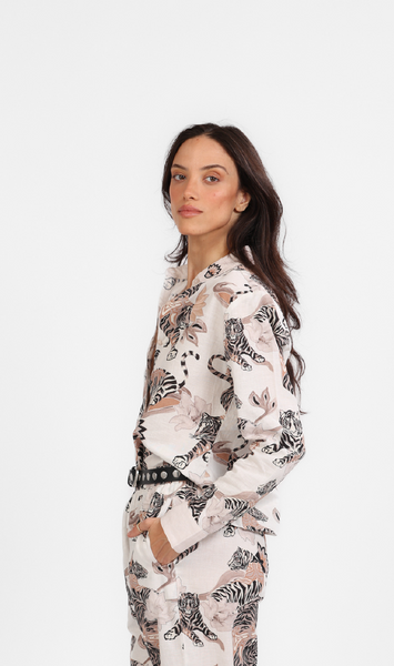 Las Surenas Lotus Tiger Shirt