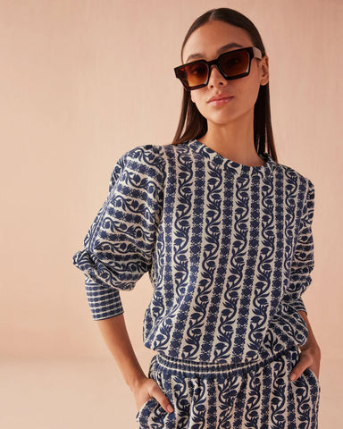 Omika Lydia Sweatshirt-Valette Ink