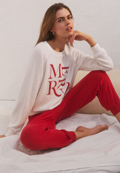 Z Supply Cassie Merry Long Sleeve Top