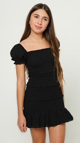 Summer Loving Milou Dress-Black
