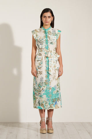 Ranna Gil Nexis Pocket Midi Dress