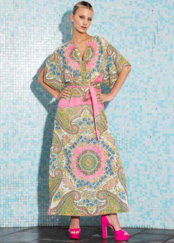 Lola Australia Norman Dress-Tinker Pink