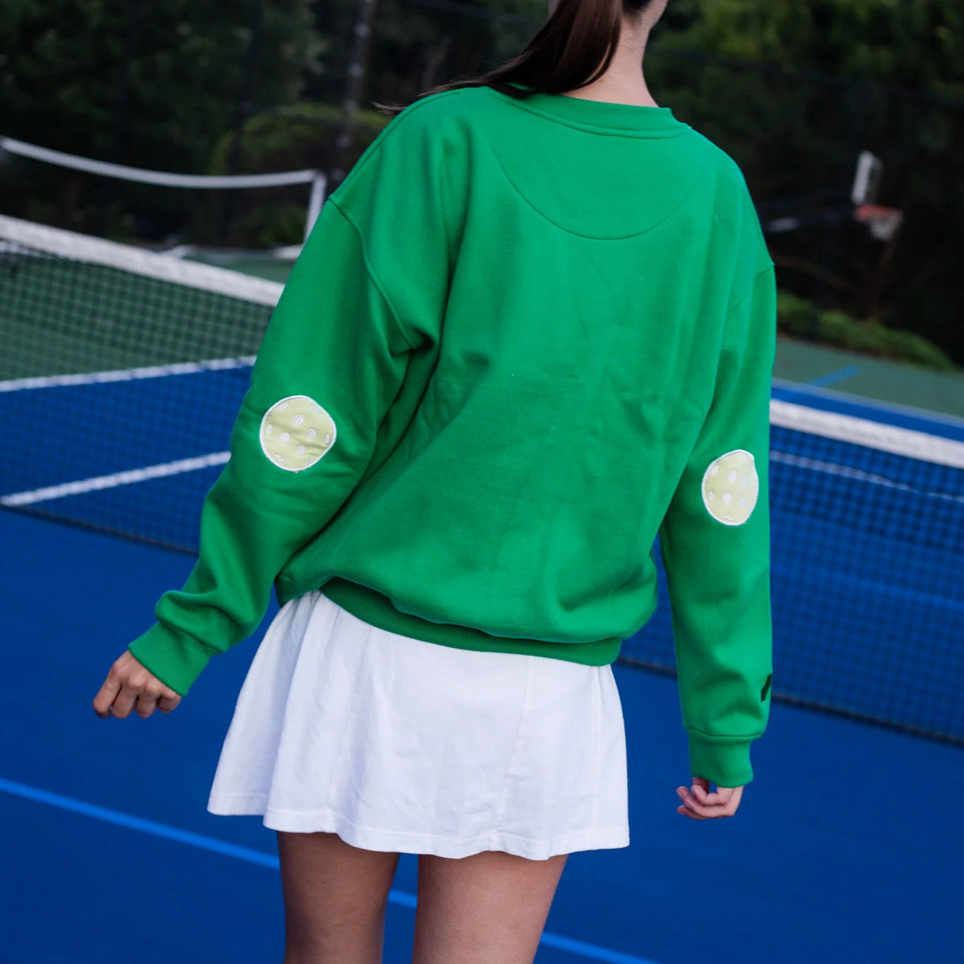 CourtLife Pickleball Patches Sweatshirt