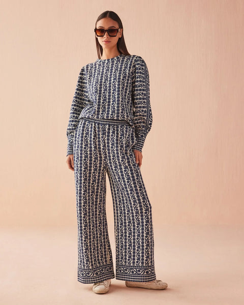 Omika Reece Sweatpants-Valetta Ink