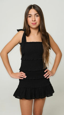 Summer Loving Reine Dress-Black