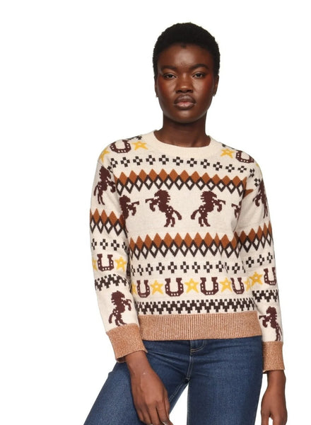 Brodie Fairisle Crew