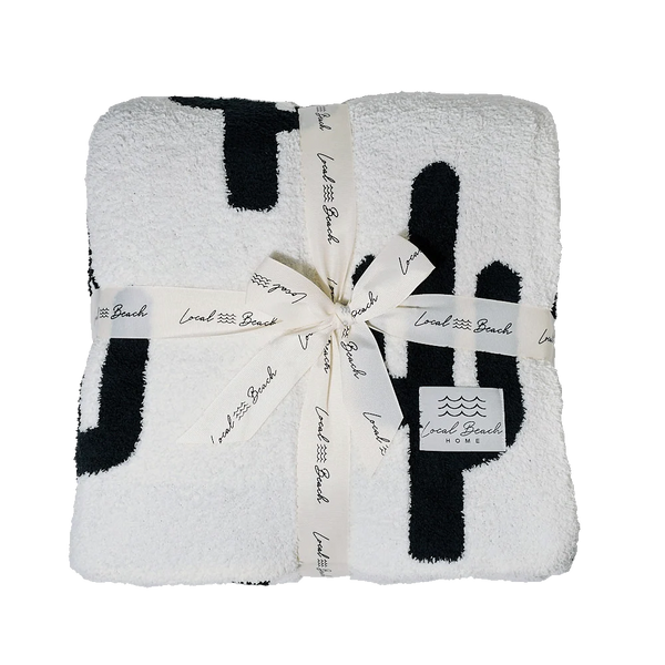 Local Beach Cactus Luxe Home Blanket