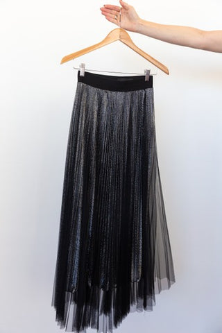 Loyd Ford Glitter Silver Skirt