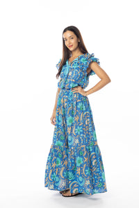 Bindu Cristi Top-Royal Blue