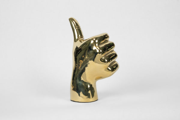 Lisa Lee Bagby Thumbs Up or Gig 'Em Aggies Sculpture