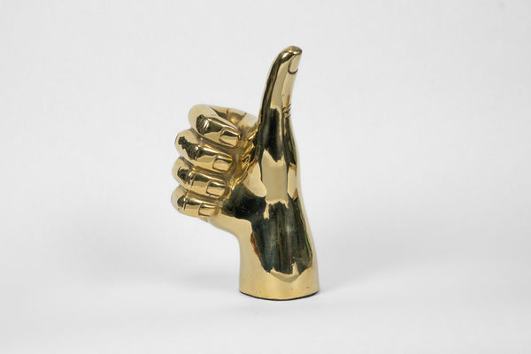 Lisa Lee Bagby Thumbs Up or Gig 'Em Aggies Sculpture
