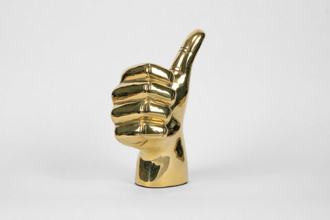 Lisa Lee Bagby Thumbs Up or Gig 'Em Aggies Sculpture