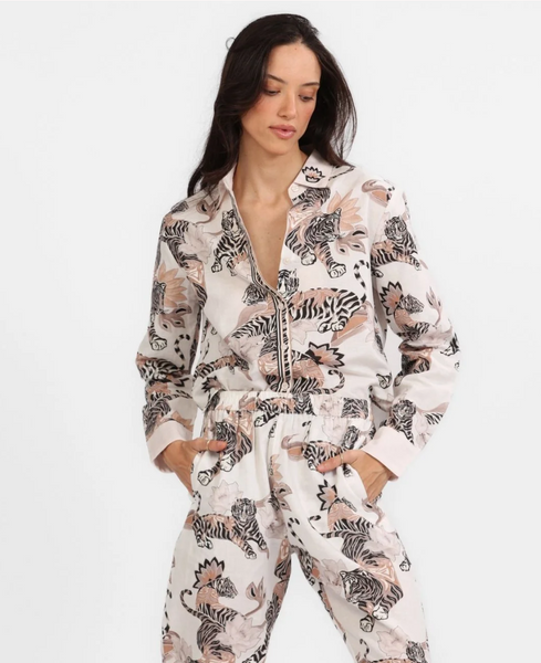 Las Surenas Lotus Tiger Shirt