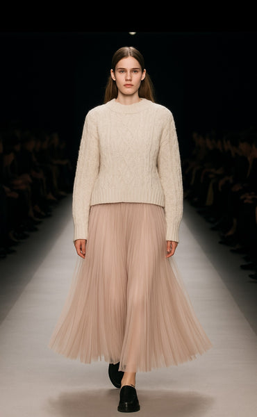 Loyd Ford Tulle Dobby Skirt