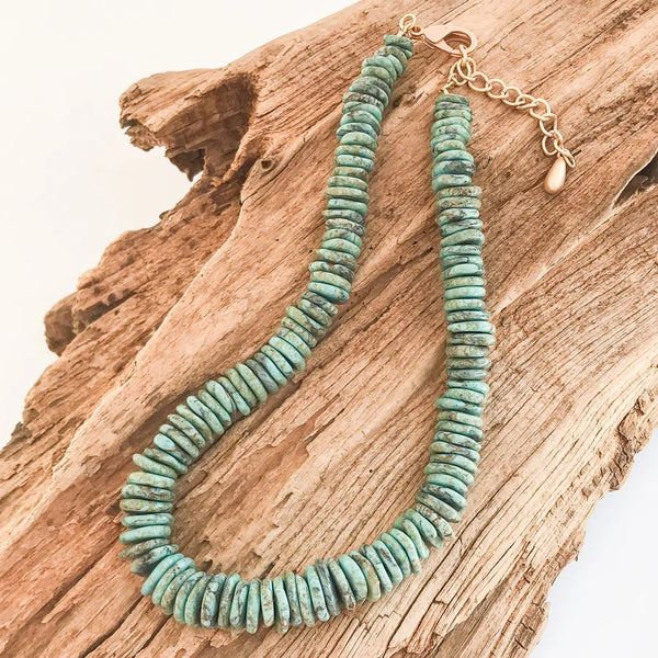 Virtue Heishi Disc Necklace