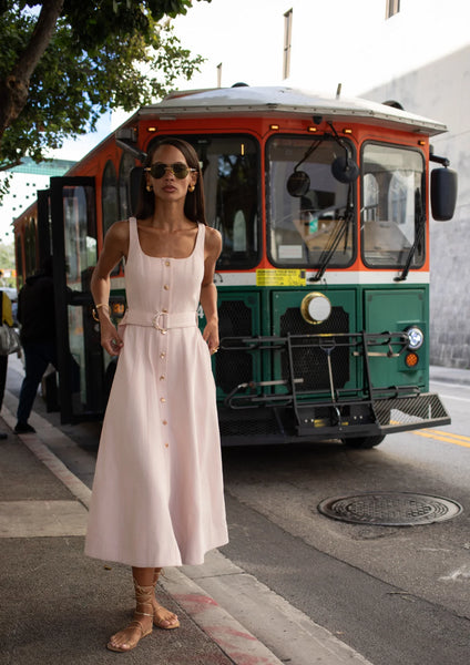 Karina Grimaldi Zyra Denim Dress