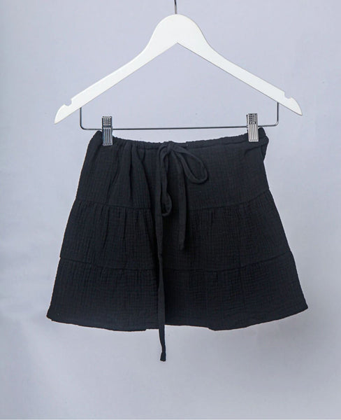 Style Reform Chloe Double Layered Mini Skirt