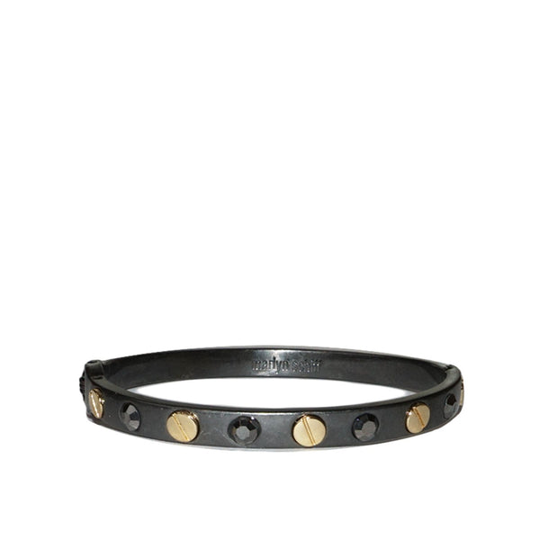 Marlyn Schiff Nail Head Metal Binge Bangle