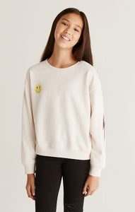 Z Supply Girls Noa Graphic Sweatshirt