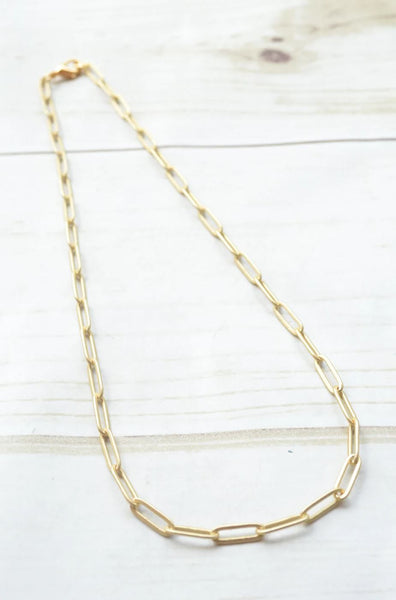 Virtue Large Paperclip Necklace