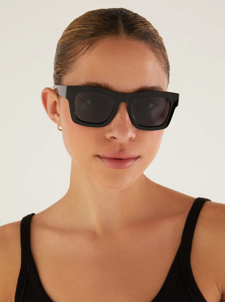 Z Supply Lay Low Sunglasses-Black