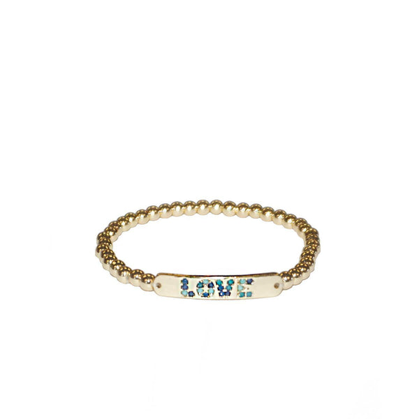 Marilyn Schiff Pave Love Bracelet