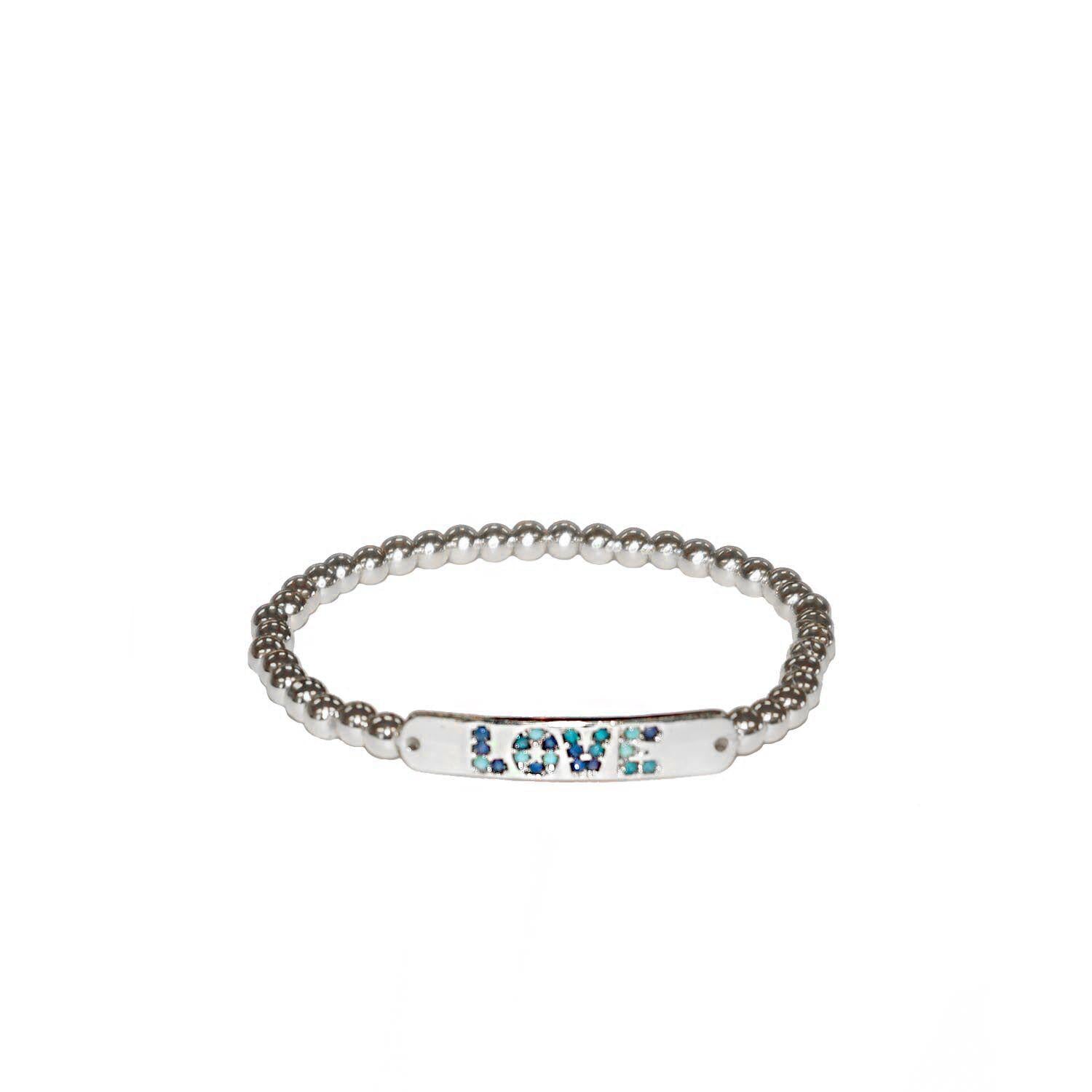 Marilyn Schiff Pave Love Bracelet
