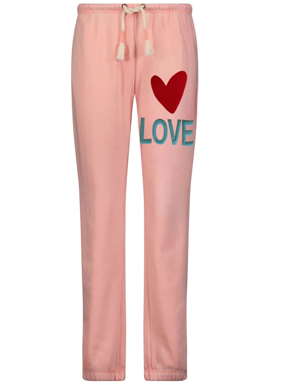 HipChik Pink Sweatpants-Heart Love – Muse