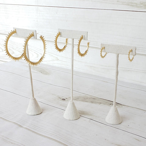 Virtue Large Sunburst Hoops
